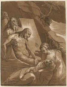 The Entombment, 1585. Creator: Andrea Andreani
