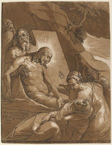 The Entombment, 1585. Creator: Andrea Andreani