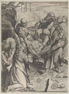 The Entombment, 1589. Creator: Philippe Thomassin