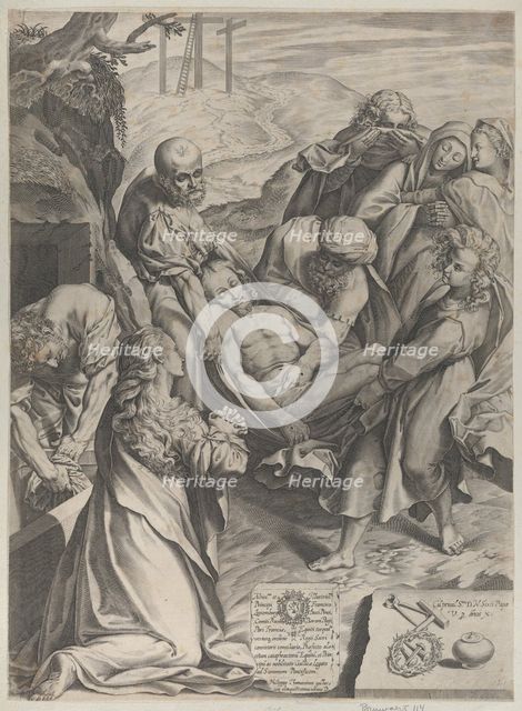 The Entombment, 1589. Creator: Philippe Thomassin.