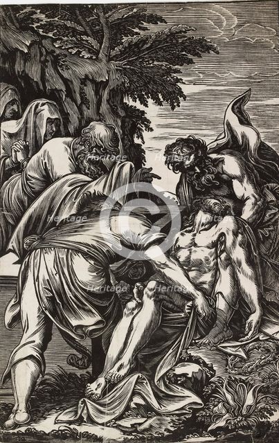 The Entombment, 1592-1607. Artist: Giuseppe Scolari.