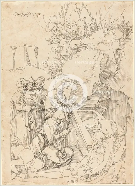 The Entombment, 1504. Creator: Albrecht Durer.