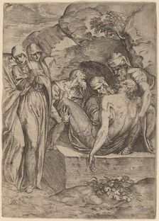 The Entombment, 1515-1573. Creator: Battista del Moro