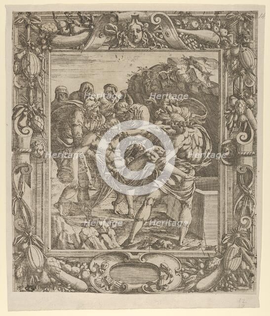 The Entombment, 1535-55. Creator: Jean Mignon.