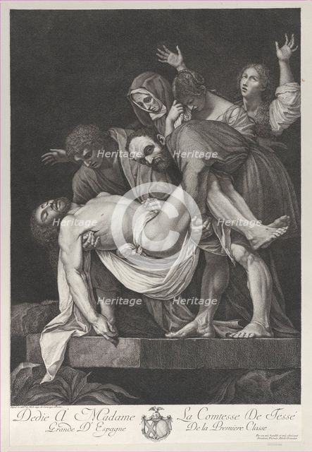 The Entombment, 1772-1824. Creator: Tommaso Piroli.