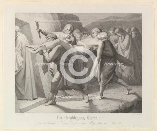 The Entombment, 1850. Creator: Unknown.
