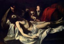 The Entombment. Copy after Ribera, 1879. Creator: Hans Heyerdahl