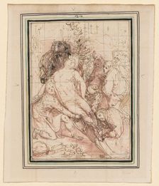 The Entombment, ca. 1596. Creator: Giovanni de Vecchi (Italian, 1536-1615)