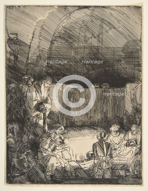 The Entombment, ca. 1654. Creator: Rembrandt Harmensz van Rijn.