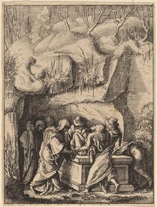 The Entombment. Creator: Wenceslaus Hollar