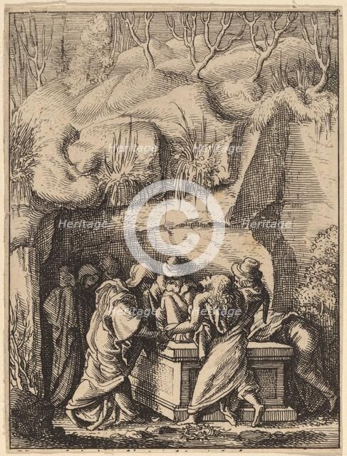 The Entombment. Creator: Wenceslaus Hollar.