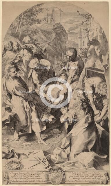 The Entombment. Creator: Aegidius Sadeler II.