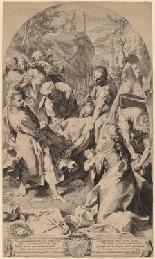 The Entombment. Creator: Aegidius Sadeler II