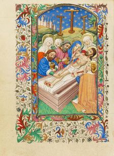 The Entombment; Book of Hours, about 1430-1440. Creator: Fastolf Master