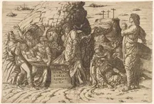 The Entombment, c. 1470/ 1475. Creator: Andrea Mantegna
