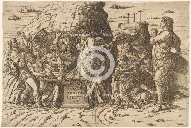 The Entombment, c. 1470/ 1475. Creator: Andrea Mantegna.