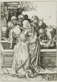 The Entombment, c. 1480. Creator: Martin Schongauer