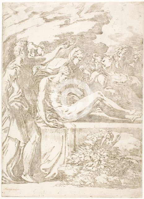 The Entombment, c.1525-35. Creator: Parmigianino.