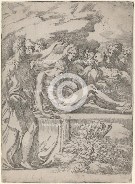 The Entombment, c. 1530. Creator: Parmigianino.