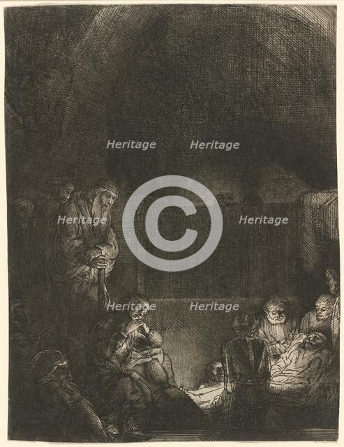 The Entombment, c. 1654. Creator: Rembrandt Harmensz van Rijn.