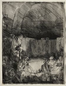 The Entombment, c. 1654. Creator: Rembrandt van Rijn (Dutch, 1606-1669)