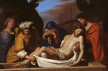 The Entombment, c. 1656. Creator: Guercino