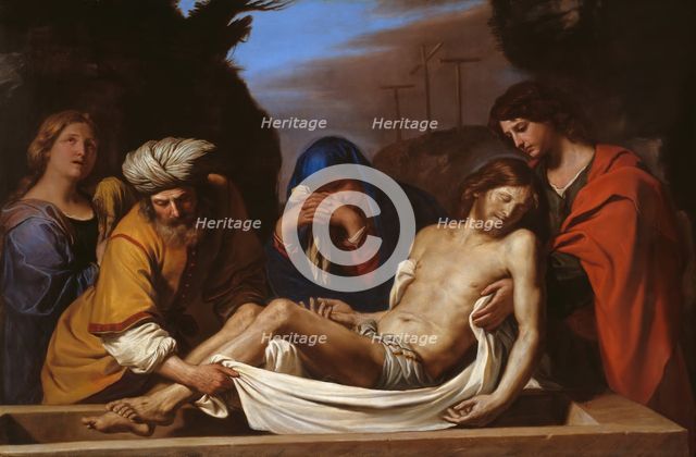 The Entombment, c. 1656. Creator: Guercino.