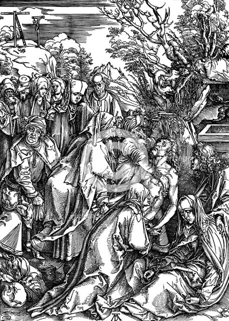 'The Entombment', c1497-c1500.   Artist: Albrecht Dürer