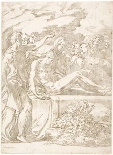 The Entombment, c.1525-35. Creator: Parmigianino
