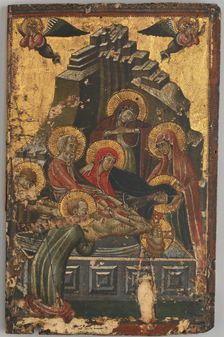 The Entombment, first half 14th century. Creator: Master of Forli