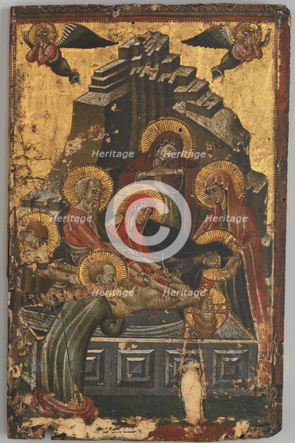 The Entombment, first half 14th century. Creator: Master of Forli.
