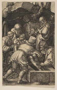 The Entombment, from The Passion, 1512. Creator: Albrecht Durer