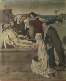 The Entombment of Christ, 1450s. Creator: Bouts, Dirk (1410/20-1475)