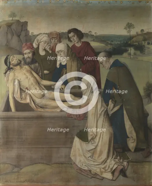 The Entombment of Christ, 1450s. Creator: Bouts, Dirk (1410/20-1475).