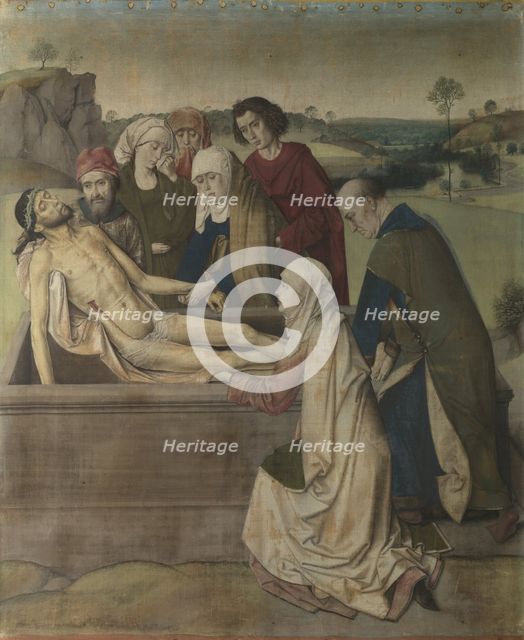 The Entombment of Christ, 1450s. Creator: Bouts, Dirk (1410/20-1475).