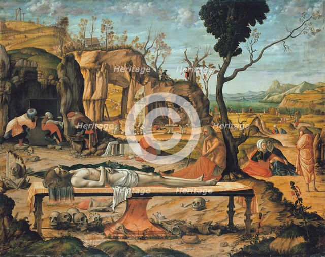 The Entombment of Christ, 1505. Artist: Carpaccio, Vittore (1460-1526)