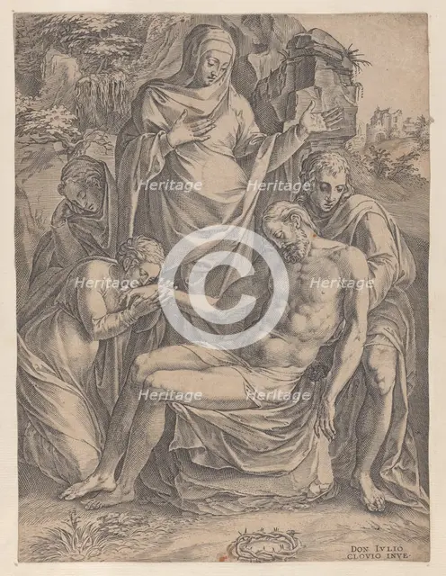 The Entombment of Christ, 1570-80. Creator: Anon.