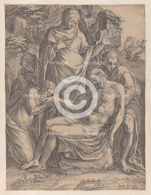 The Entombment of Christ, 1570-80. Creator: Anon.