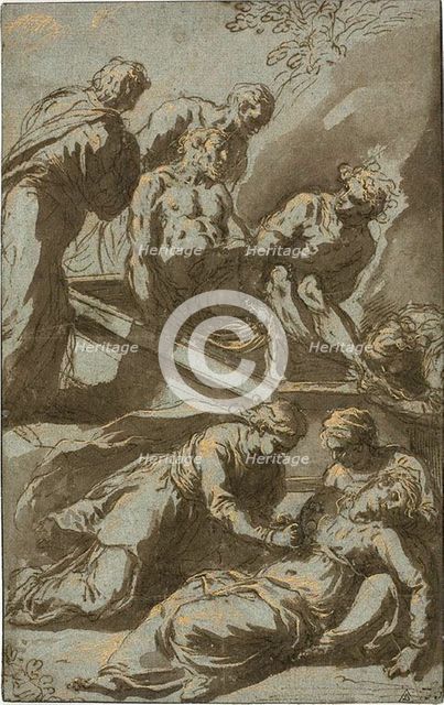 The Entombment of Christ, 1595/1600. Creator: Jacopo Palma.