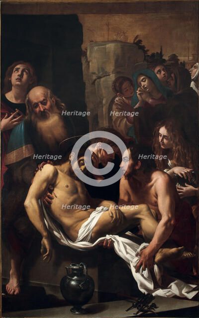The Entombment of Christ, 1608. Creator: Baglione; Giovanni (1566-1643).