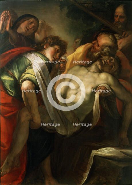 'The Entombment of Christ', 1620s. Artist: Giulio Cesare Procaccini