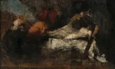 The Entombment of Christ, 1880-1900. Creator: Gyula Stetka
