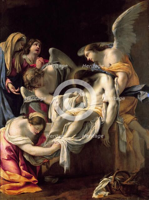 The Entombment of Christ. Artist: Vouet, Simon (1590-1649)