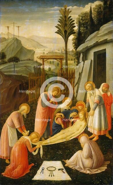 The Entombment of Christ, c. 1450. Creator: Fra Angelico.