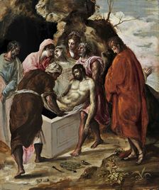 The Entombment of Christ, c1570. Creator: El Greco, Dominico (1541-1614)