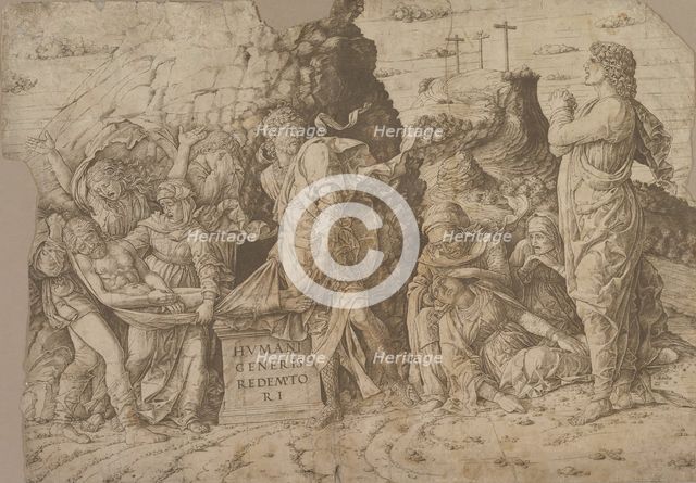 The Entombment of Christ, ca. 1465-75. Creator: Andrea Mantegna.