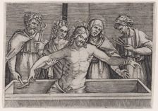 The Entombment of Christ, ca. 1514-36. Creator: Agostino Veneziano