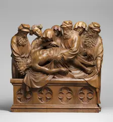The Entombment of Christ, German, ca. 1420-40. Creator: Unknown