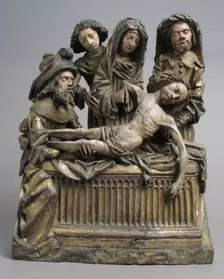 The Entombment of Christ with the Virgin Mary, Saint John, Nicodemus, and Joseph of Arimathea, Germa Creator: Unknown