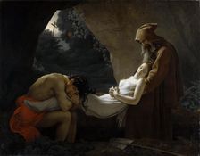 The Entombment of Atala, 1808. Creator: Girodet de Roucy Trioson, Anne Louis (1767-1824)